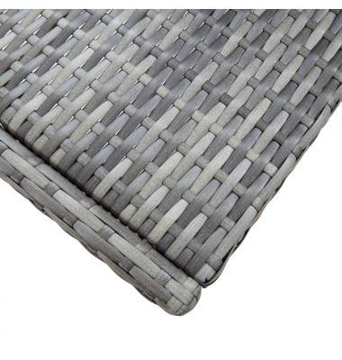  Baro komplektas su pagalvėmis, 7 dalių, pilkas, poliratanas - Lauko baldų komplektai - 10