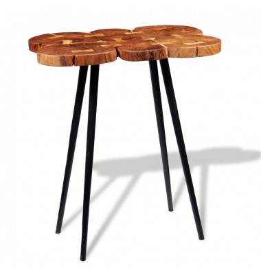  Baro stalas, masyvi akacijos mediena, 90x60x110 cm - Stalai - 4