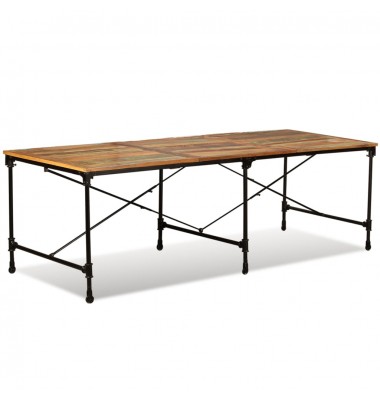  Valgomojo stalas, tvirta perdirbta mediena, 240cm           - Stalai - 4