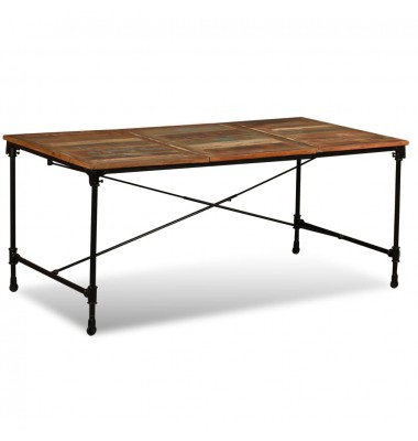  Valgomojo stalas, perdirbtos medienos masyvas, 180cm                - Stalai - 3