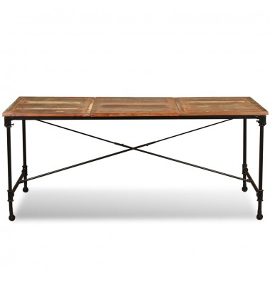  Valgomojo stalas, perdirbtos medienos masyvas, 180cm                - Stalai - 7