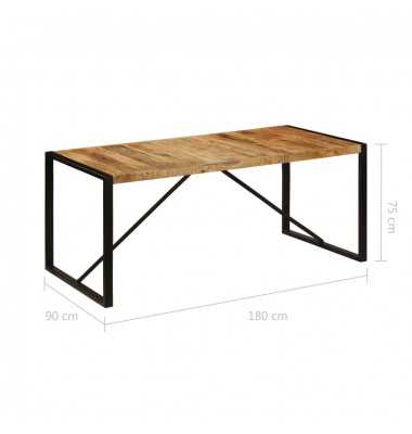  Valgomojo stalas, masyvi mango mediena, 180cm - Stalai - 6