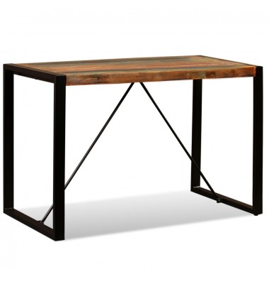  Valgomojo stalas, perdirbtos medienos masyvas, 120cm - Stalai - 1