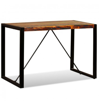  Valgomojo stalas, perdirbtos medienos masyvas, 120cm - Stalai - 2