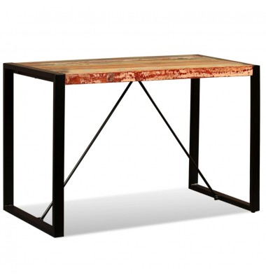  Valgomojo stalas, perdirbtos medienos masyvas, 120cm - Stalai - 3