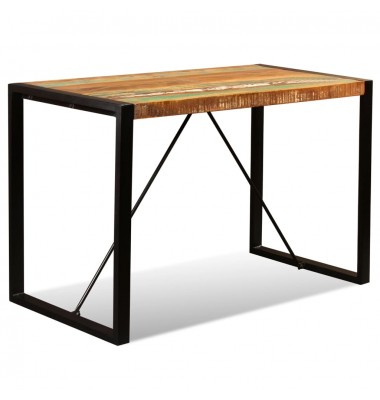  Valgomojo stalas, perdirbtos medienos masyvas, 120cm - Stalai - 5