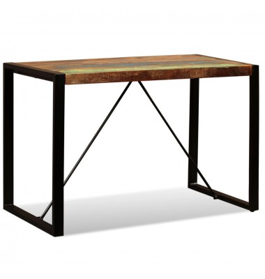  Valgomojo stalas, perdirbtos medienos masyvas, 120cm - Stalai - 7