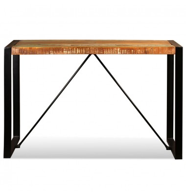  Valgomojo stalas, perdirbtos medienos masyvas, 120cm - Stalai - 8