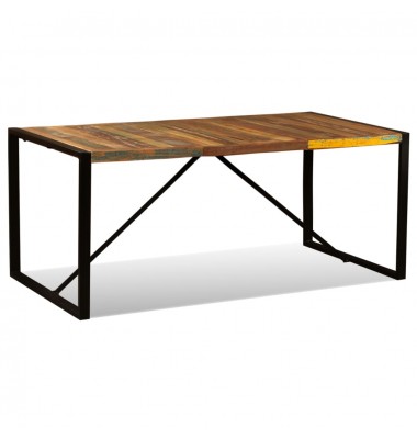  Valgomojo stalas, perdirbtos medienos masyvas, 180cm - Stalai - 3