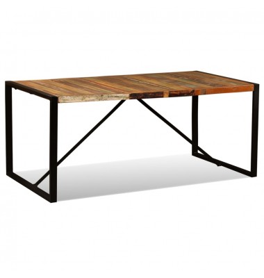  Valgomojo stalas, perdirbtos medienos masyvas, 180cm - Stalai - 4