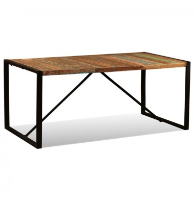  Valgomojo stalas, perdirbtos medienos masyvas, 180cm - Stalai - 5