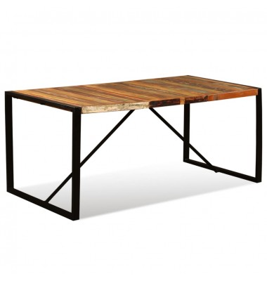  Valgomojo stalas, perdirbtos medienos masyvas, 180cm - Stalai - 6