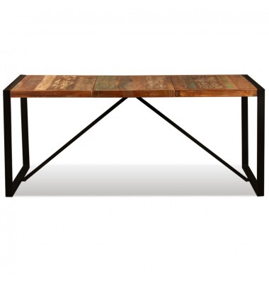  Valgomojo stalas, perdirbtos medienos masyvas, 180cm - Stalai - 8