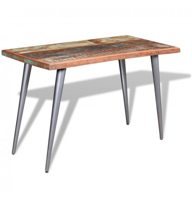  Valgomojo stalas, perdirbtos medienos masyvas, 120x60x76 cm - Stalai - 1