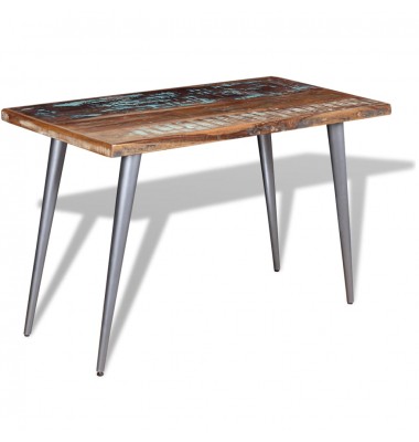  Valgomojo stalas, perdirbtos medienos masyvas, 120x60x76 cm - Stalai - 2
