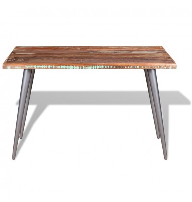  Valgomojo stalas, perdirbtos medienos masyvas, 120x60x76 cm - Stalai - 6