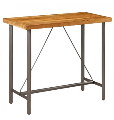  Baro stalas, perdirbtas tikmedis, 120x58x106cm - Stalai - 1