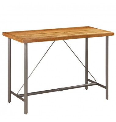  Baro stalas, perdirbtas tikmedis, 150x70x106cm - Stalai - 1