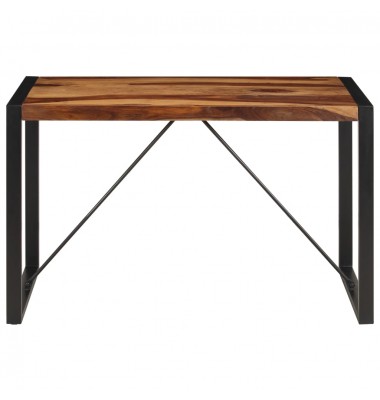  Valgomojo stalas, 120x60x76 cm, rausv. dalb. medienos masyvas - Stalai - 2