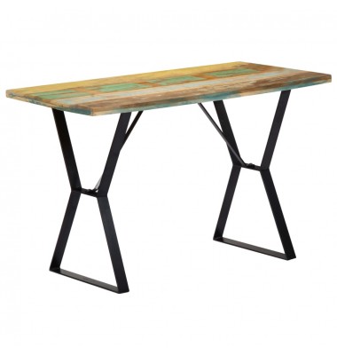  Valgomojo stalas, 120x60x76 cm, perdirbtos medienos masyvas - Stalai - 1