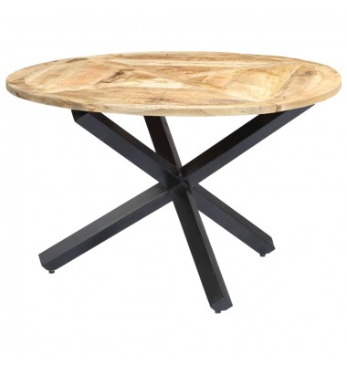  Valgomojo stalas, 120x76 cm, mango medienos masyvas, apvalus - Stalai - 1