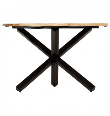  Valgomojo stalas, 120x76 cm, mango medienos masyvas, apvalus - Stalai - 2
