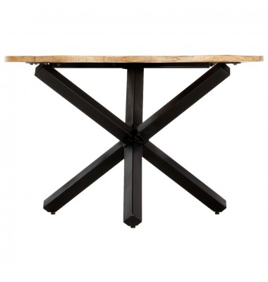  Valgomojo stalas, 120x76 cm, mango medienos masyvas, apvalus - Stalai - 3