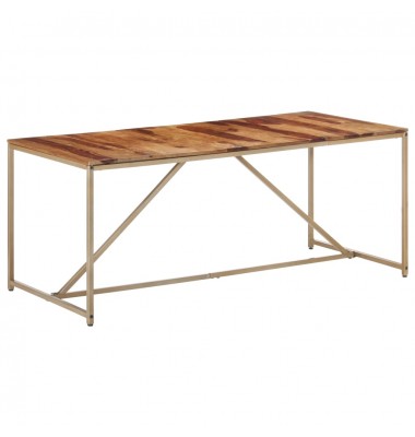  Valgomojo stalas, 180x90x76cm, rausvosios dalbergijos masyvas - Stalai - 1