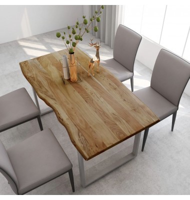 Valgomojo stalas, 160x80x76cm, akacijos medienos masyvas - Stalai - 1