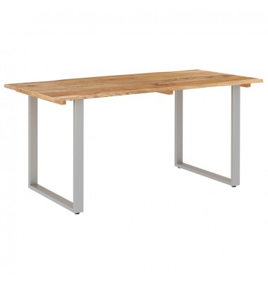  Valgomojo stalas, 160x80x76cm, akacijos medienos masyvas - Stalai - 2