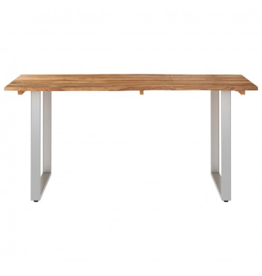  Valgomojo stalas, 160x80x76cm, akacijos medienos masyvas - Stalai - 3