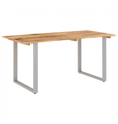  Valgomojo stalas, 160x80x76cm, akacijos medienos masyvas - Stalai - 8