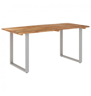  Valgomojo stalas, 160x80x76cm, akacijos medienos masyvas - Stalai - 9