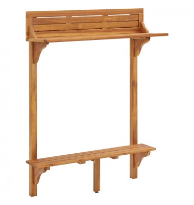  Balkono baro staliukas, 90x37x122,5cm, akacijos masyvas - Stalai - 1