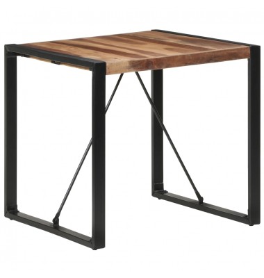  Valgomojo stalas, 80x80x75cm, mediena su dalbergijos apdaila - Stalai - 1