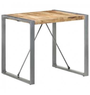  Valgomojo stalas, 80x80x75cm, neapdorota mango mediena - Stalai - 1