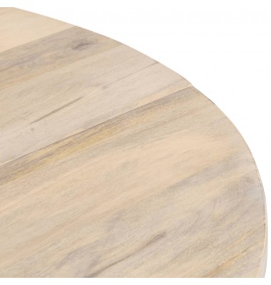  Valgomojo stalas, 110x76 cm, mango medienos masyvas, apvalus - Stalai - 6