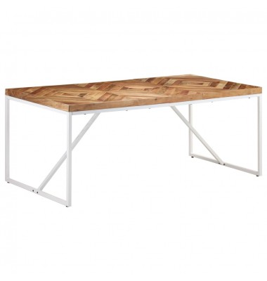  Valgomojo stalas, 180x90x76cm, akacija ir mango mediena - Stalai - 8