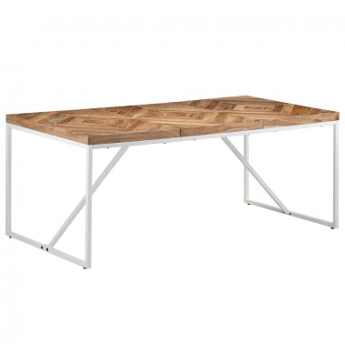  Valgomojo stalas, 180x90x76cm, akacija ir mango mediena - Stalai - 9
