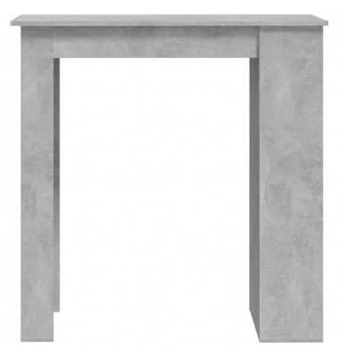  Baro stalas su lentyna, betono pilkas, 102x50x103,5cm, MDP - Stalai - 5