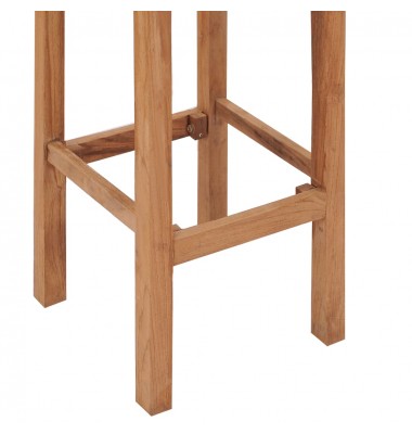  Baro taburetės, 2vnt., tikmedžio medienos masyvas - Baro kėdės - 4