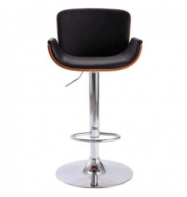  Baro taburetė, juodos spalvos, dirbtinė oda - Baro kėdės - 2