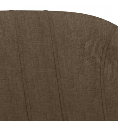  Baro taburetės, 2vnt., rudos spalvos, audinys - Baro kėdės - 6