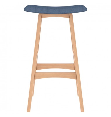  Baro taburetės, 2vnt., mėlynos spalvos, audinys  - Baro kėdės - 3