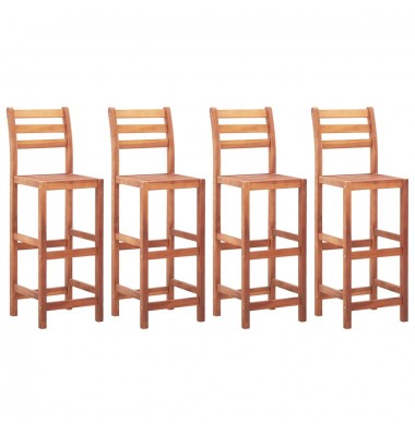  Baro kėdės, 4 vnt., akacijos medienos masyvas - Baro kėdės - 1