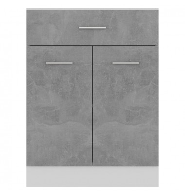  Apatinė spintelė su stalčiumi, betono pilka, 60x46x81,5cm, MDP - Virtuvės spintelės - 5
