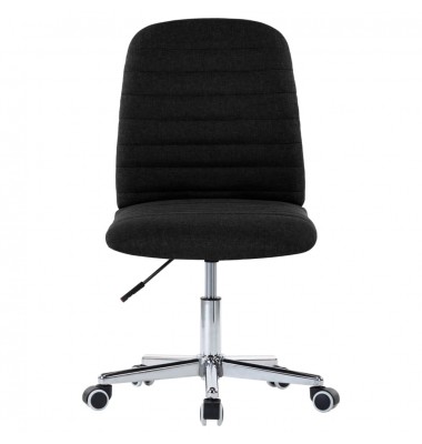  Valgomojo kėdės, 2vnt., juodos spalvos, audinys - Valgomojo Kėdės - 4