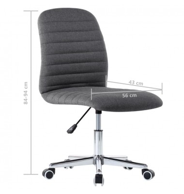  Valgomojo kėdės, 6vnt., tamsiai pilkos, audinys (3x283600) - Valgomojo Kėdės - 10