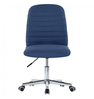  Valgomojo kėdės, 6vnt., mėlynos spalvos, audinys (3x283603) - Valgomojo Kėdės - 4