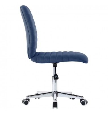  Valgomojo kėdės, 6vnt., mėlynos spalvos, audinys (3x283603) - Valgomojo Kėdės - 5